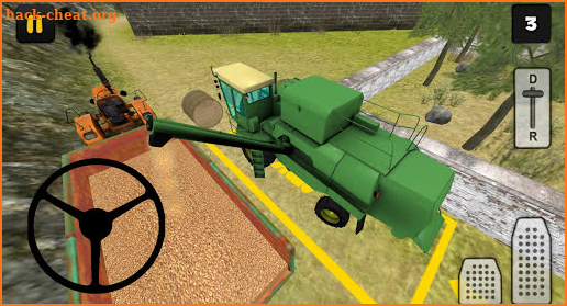 Harvester Driving 3D: Wheat Unloading screenshot