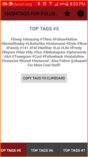 HashTags For Followers (PRO) screenshot