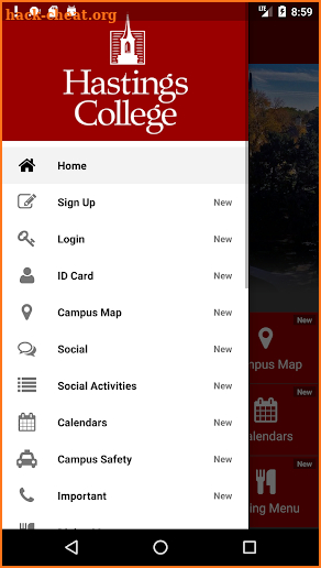 Hastings College App screenshot