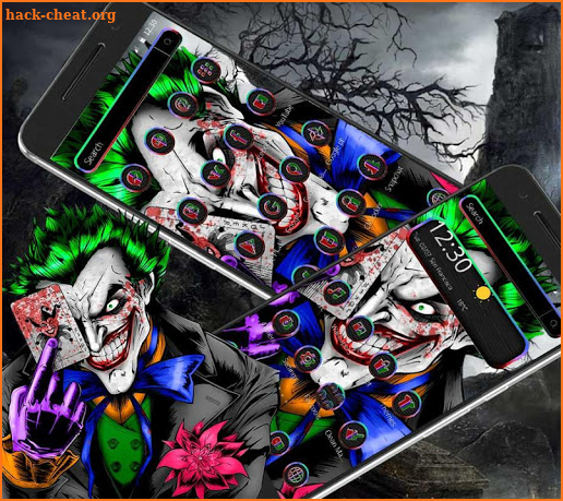 Haunted Joker Theme screenshot