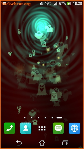 Haunted Phone  - Halloween Live Wallpaper screenshot