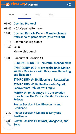 Hawaii Conservation Conference screenshot