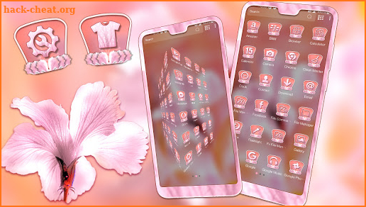 Hawaiian Hibiscus Flower Theme screenshot