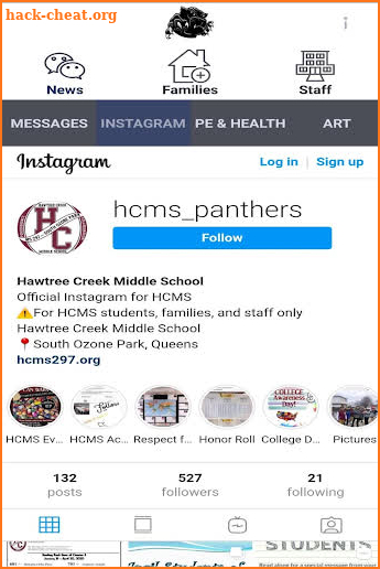 Hawtree Creek Middle School screenshot