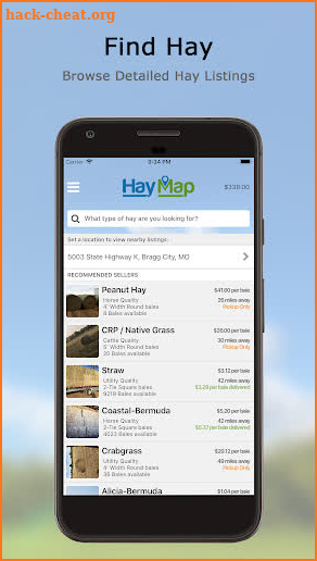 Hay Map - Buy & Sell Hay screenshot