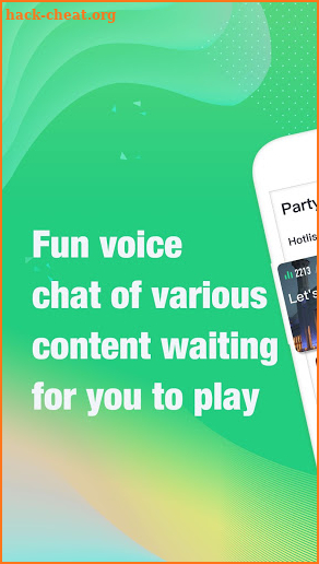 Haya - Group Voice Chat App screenshot