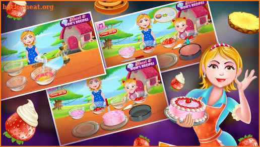 Hazel & Mom's Recipes - Strawberry Cake screenshot