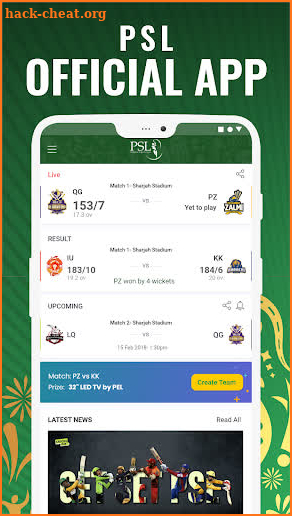 HBL PSL 2019 - Official Pakistan Super League App screenshot