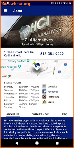 HCI Alternatives screenshot