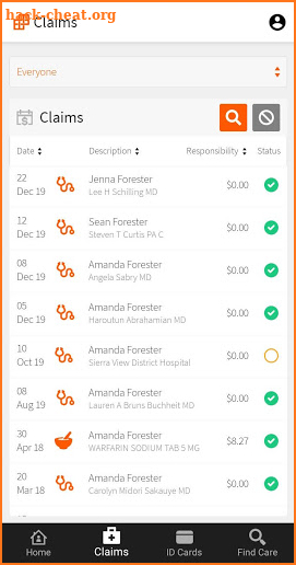 HCOnline - HealthComp screenshot
