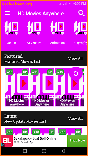 HD Movies Anywhere - Free HD Movies Online screenshot
