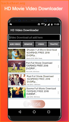 HD Movie/Video Downloader screenshot