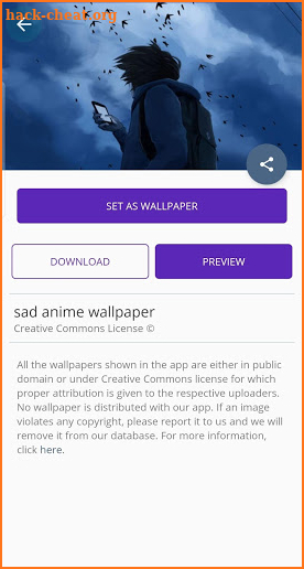 HD Sad Anime Wallpaper screenshot