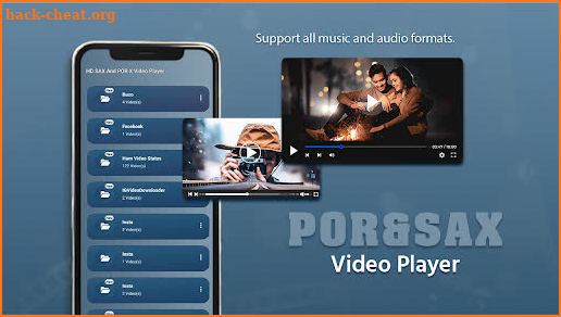 HD SAX And POR X Video Player screenshot