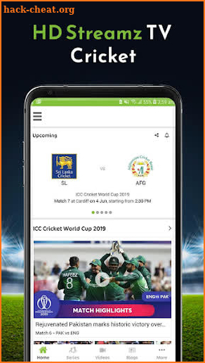 HD Streamz - Live TV Cricket screenshot