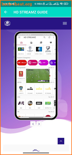 HD Streamz - Live TV Cricket and TV Serial TIPs screenshot