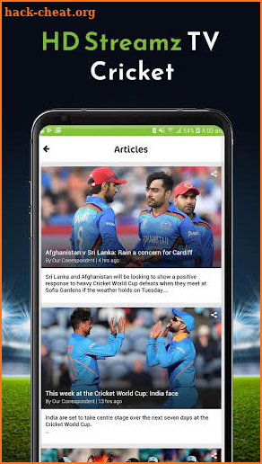 HD Streamz - Live TV Cricket HD TV Serial Tips screenshot