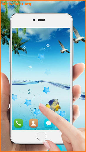 HD Underwater World Live Theme screenshot