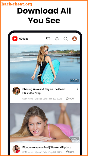 HD Video downloader and Player screenshot