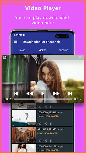 HD Video Downloader For Facebook - Video Saver screenshot