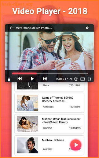 HD Video Player for Android screenshot