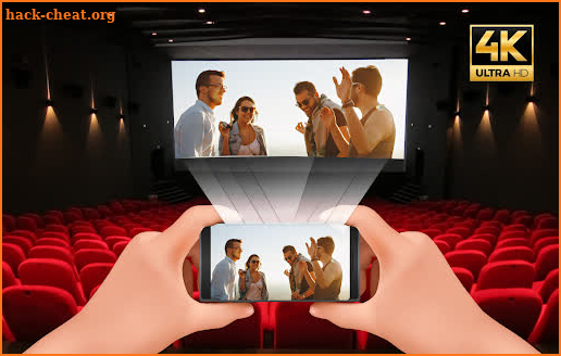 HD Video Projector Simulator – Cinema Screen Video screenshot