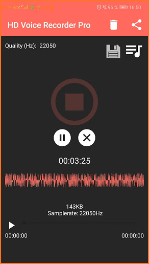 HD Voice Audio Recorder Pro screenshot