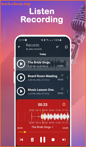 HD Voice Recorder & Audio Recorder | Recording App screenshot