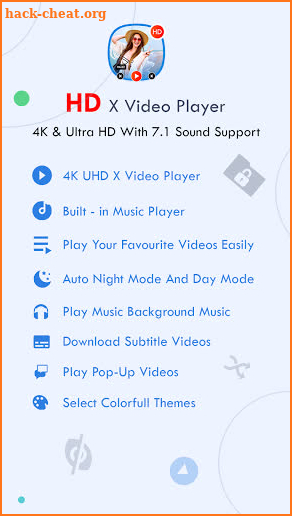 HD X Video Player - All Format video player 2021 screenshot