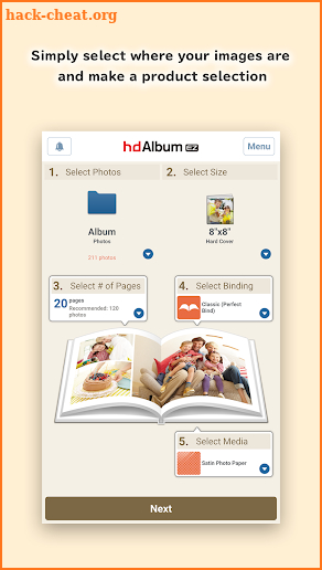 hdAlbum EZ - Photo Book Maker screenshot