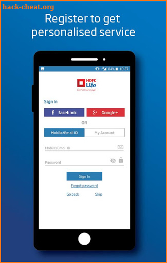HDFC Life Insurance App screenshot