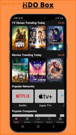 HDO Box Movies&TvShows&TV Guia screenshot