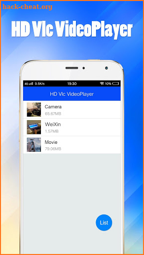 HDVlc Video Player screenshot