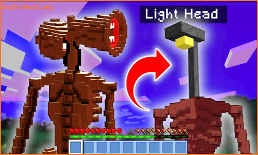 Head Light Vs Siren Head Mod for Minecraft PE screenshot