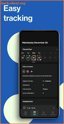 Headache Tracker - Brain Twin screenshot