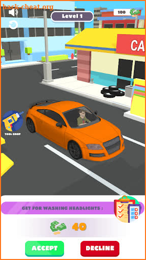 Headlights Cleaner 3D screenshot