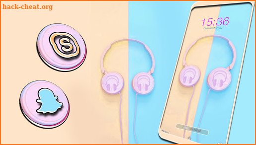 Headphones Music Theme screenshot