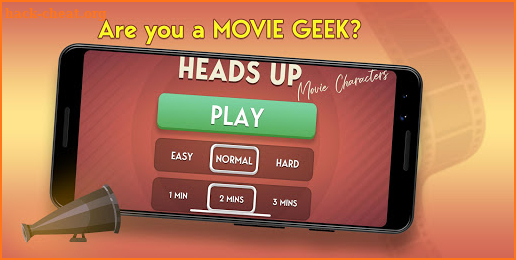 Heads Up: Movie Characters! screenshot
