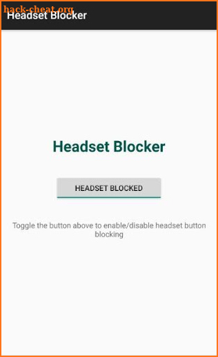 HeadSet Blocker - HeadPhone screenshot