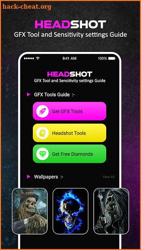 Headshot GFX Tool and Sensitivity screenshot