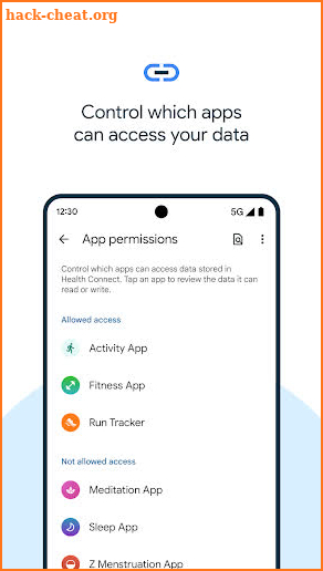 Health Connect (Beta) screenshot
