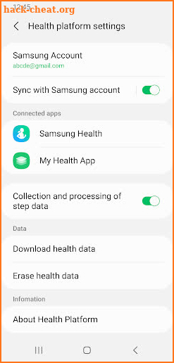 Health Platform screenshot