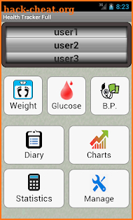 Health Tracker Full screenshot