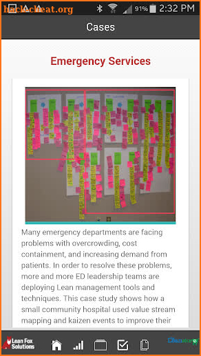 Healthcare Lean Org. Asmt. screenshot