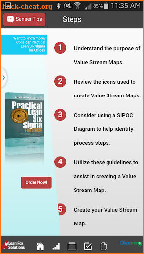 Healthcare Value Stream Map screenshot