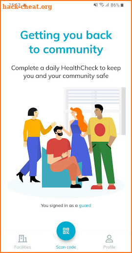 HealthCheck Guard app screenshot