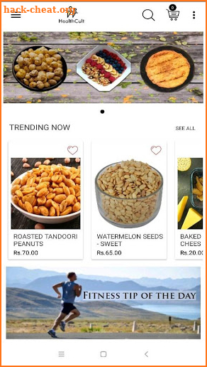 HealthCult: Healthy Food App, Fitness Trends screenshot