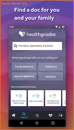Healthgrades screenshot