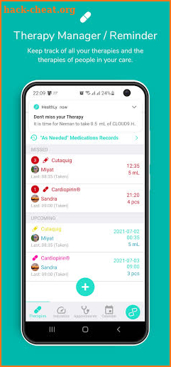 HealthLy - Pill Reminder & Personal Health Records screenshot