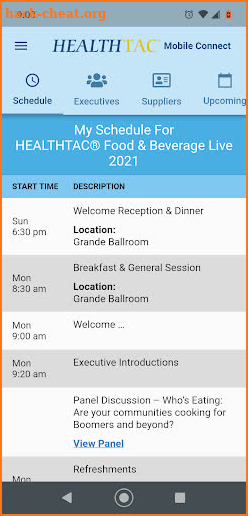 HEALTHTAC® Mobile Connect screenshot